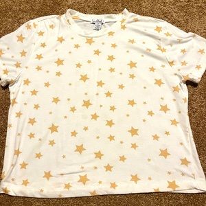 Cropped Star Tee
